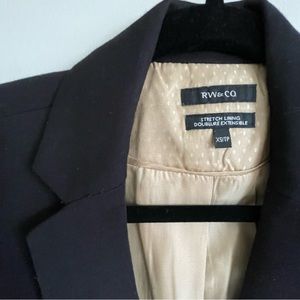 RW&CO - black fitted blazer - size XS - excellent condition